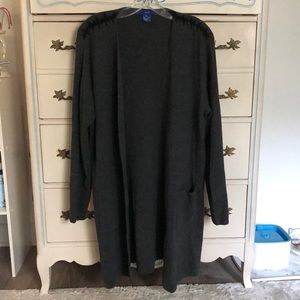 Long Grey Cardigan